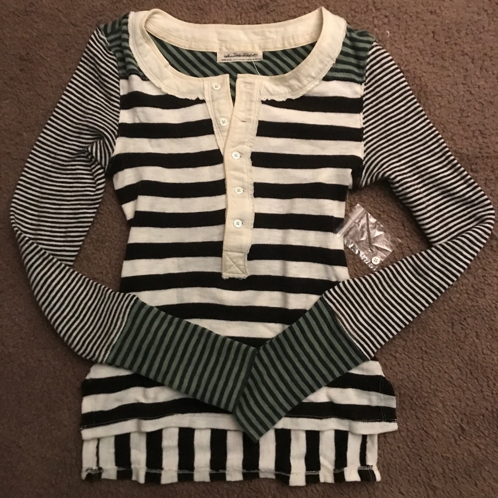 Free people long sleeve shirt